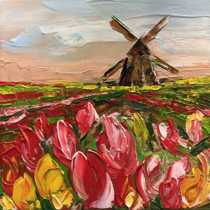 Tulpenfeld in Holland